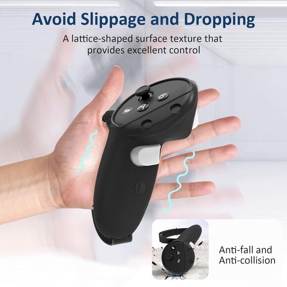 Ambison Controller Grips (3995) Cover for Oculus Meta Quest 3S/3 - Picture 4 of 6